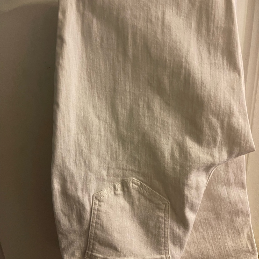 LC Lauren Conrad Cream Skinny Jeans